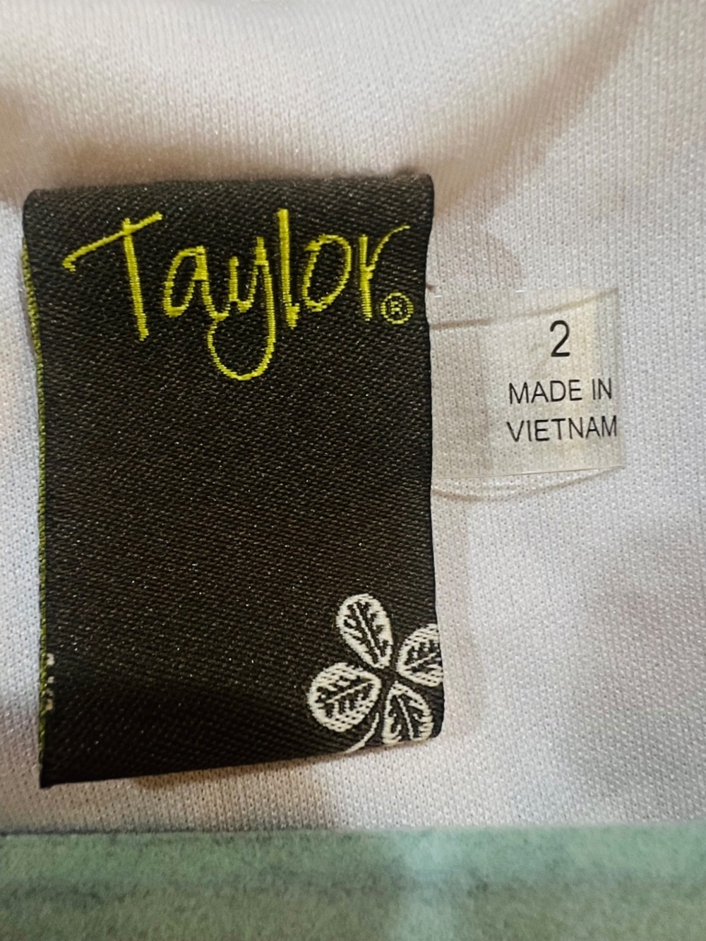 Floral Ruffle Dress with Waffle Waist by Taylor in Size 2 - Picture 7 of 8